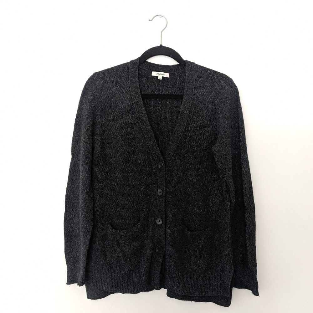 Madewell Heather Grey Cardigan